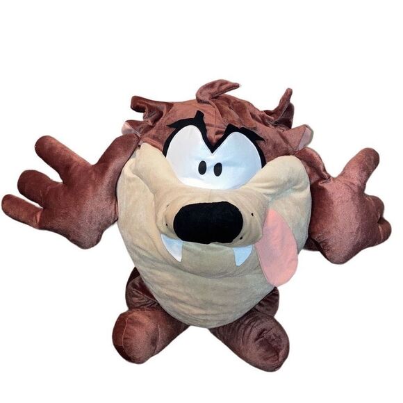 No Brand Other - Vintage Huge Oversized Plush Taz Looney Tunes Stuffed Animal Home Decor Gift